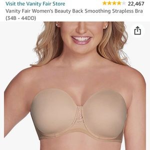 Vanity Fair Strapless Bra✨